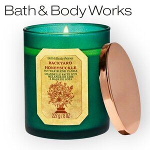 Honeysuckle Single Wick Candle 8 oz by Bath & Body Works